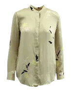 Beige Silk Equipment Top