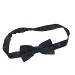 Black Silk Chanel Tie