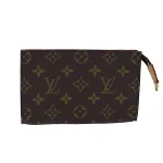 Brown Canvas Louis Vuitton Pouch