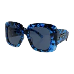 Blue Plastic Balenciaga Sunglasses