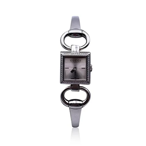 Silver Stainless Steel Gucci Watch