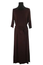 Brown Viscose Des petits hauts Dress