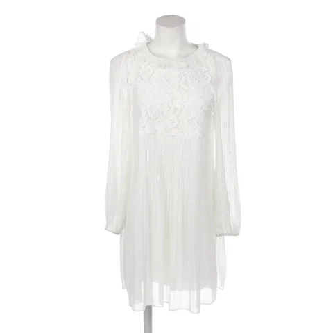 White Polyester Maje Dress