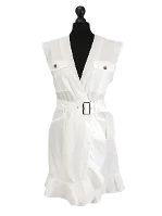 White Cotton Pinko Dress