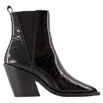 Black Leather Anine Bing Boots