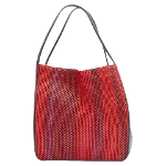 Red Raffia Proenza Schouler Tote