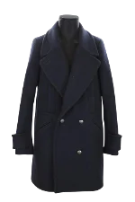 Blue Wool Ba&sh Coat
