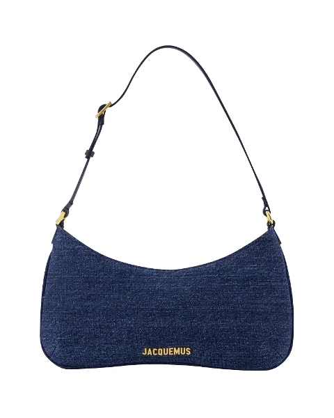 Blue Leather Jacquemus Handbag