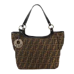 Black Canvas Fendi Baguette