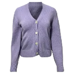 Purple Wool Theory Cardigan