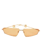 Gold Metal Gucci Sunglasses