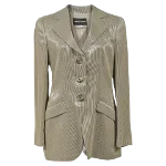 Beige Polyester Armani Blazer