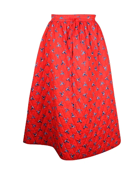 Red Cotton Kenzo Skirt
