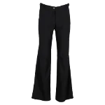 Black Wool Burberry Pants