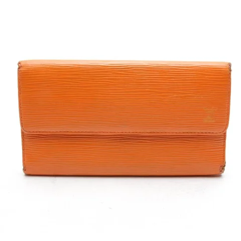 Orange Leather Louis Vuitton Wallet