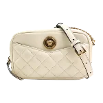 White Leather Versace Shoulder Bag