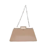 Beige Leather Fendi Peekaboo