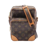 Brown Canvas Louis Vuitton Crossbody Bag