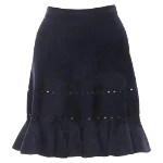 Black Plastic Alaïa Skirt