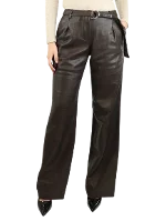 Brown Leather IRO Pants