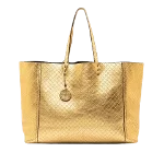 Gold Leather Bottega Veneta Tote