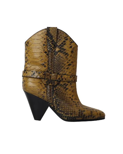 Yellow Leather Isabel Marant Boots