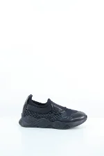 Black Polyester Robert Clergerie Sneakers
