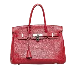 Red Leather Hermès Handbag