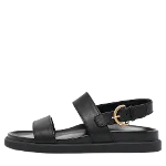 Black Leather Gianvito Rossi Sandals