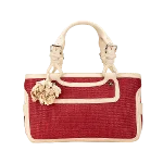 Red Raffia Celine Handbag