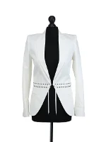 White Cotton Barbara Bui Jacket