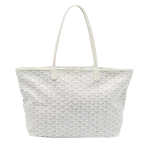 White Canvas Goyard Tote