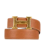 Brown Leather Hermès Belt