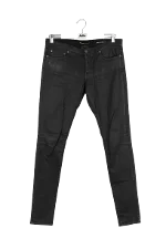 Black Cotton Yves Saint Laurent Jeans