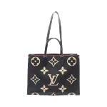 Black Leather Louis Vuitton Onthego