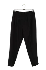 Black Wool Paule Ka Pants