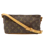 Brown Canvas Louis Vuitton Trotteur