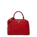 Red Leather Louis Vuitton Melrose