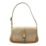 Beige Canvas Gucci Jackie