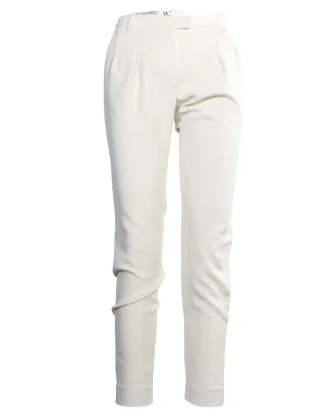 White Fabric Maje Pants