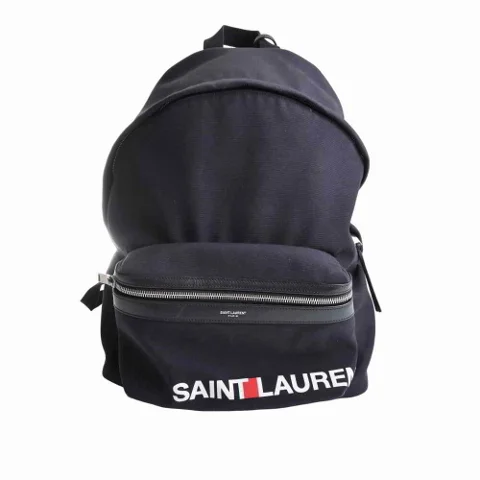 Black Canvas Saint Laurent Backpack