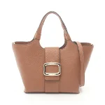 Brown Leather Roger Vivier Tote