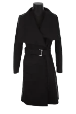 Black Wool Ted Baker Coat