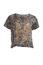 Brown Polyester Philipp Plein Top