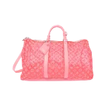 Pink Fabric Louis Vuitton Keepall