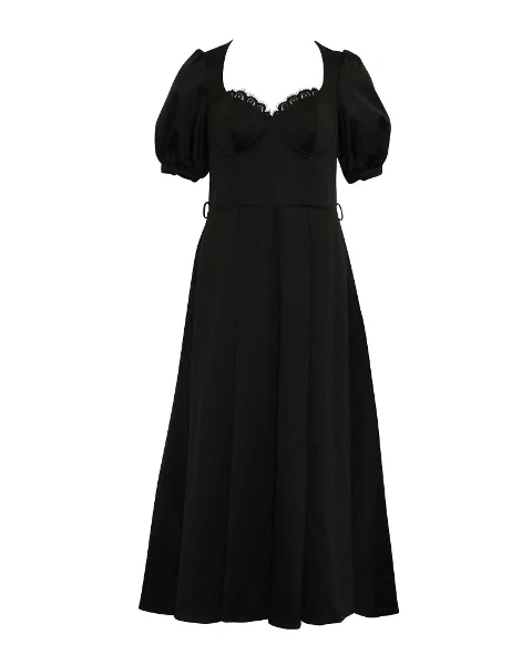 Black Polyester Self Portrait Dress