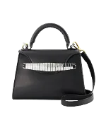 Black Leather Elleme Handbag