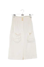 White Linen Sonia Rykiel Skirt