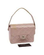 Pink Canvas Chanel Handbag