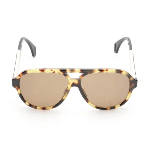 Brown Plastic Gucci Sunglasses
